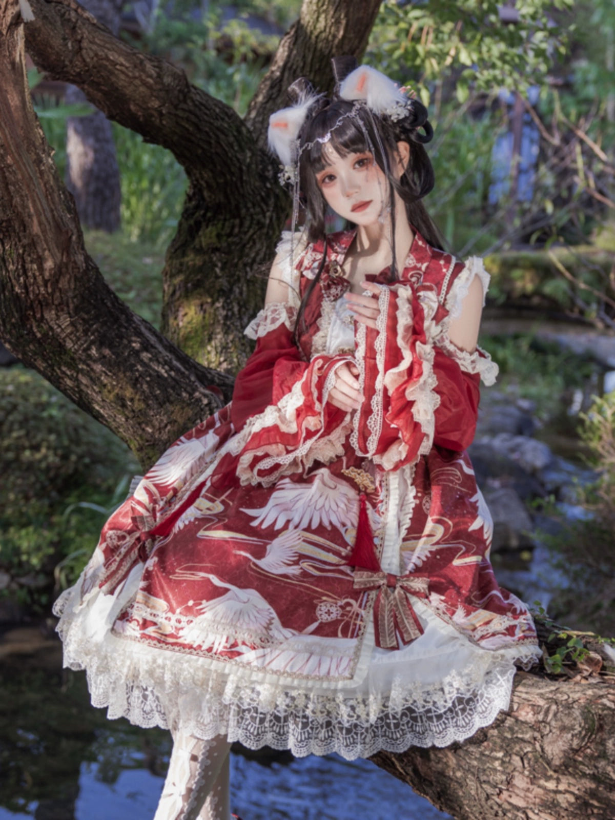 Gilded Sakura Empress Dress