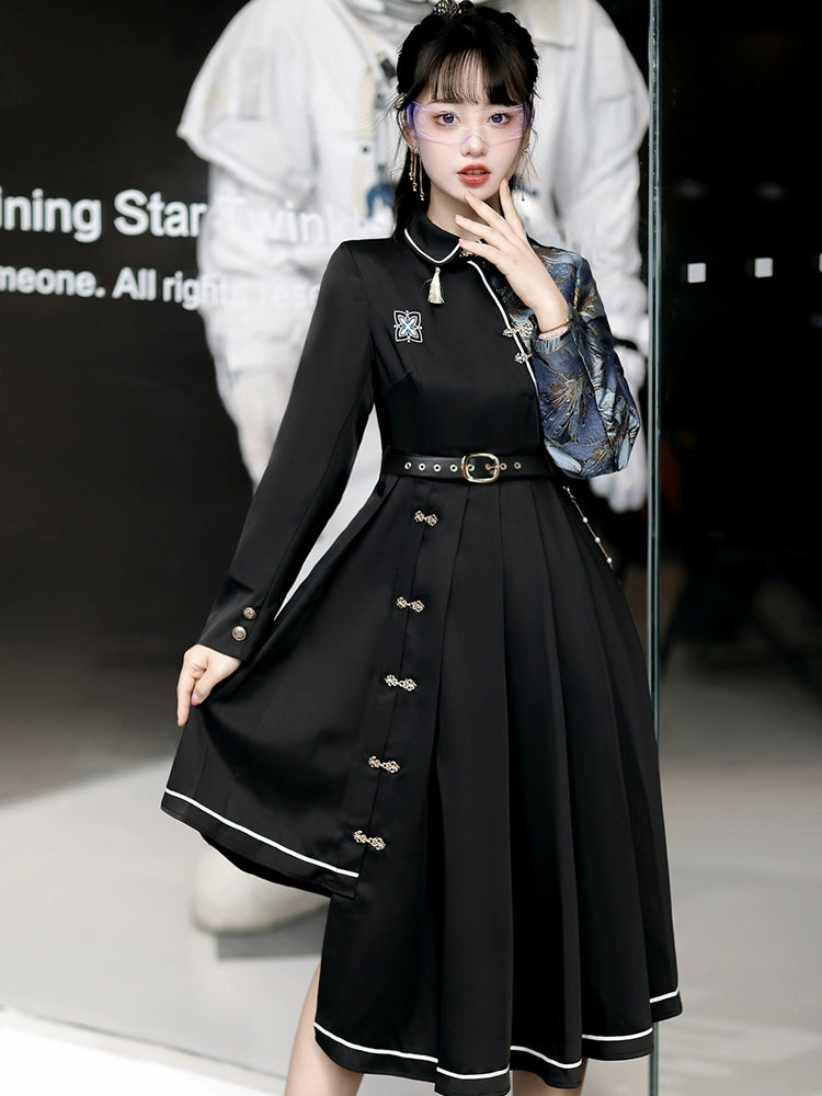 Gothic Qipao Mystic Shadow Dress