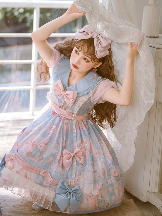 Cotton Candy Pastel Lolita Dress