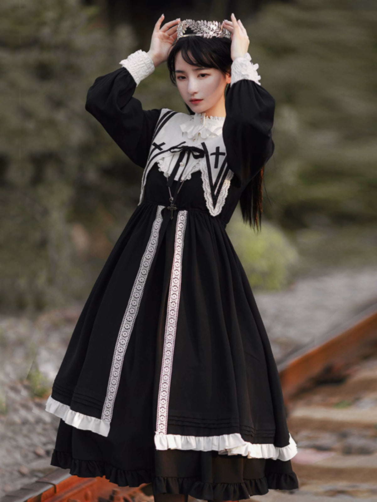 Midnight Monarch Gothic Royalty Dress