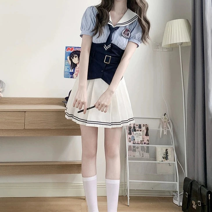 Sailor Collar Schoolgirl Set