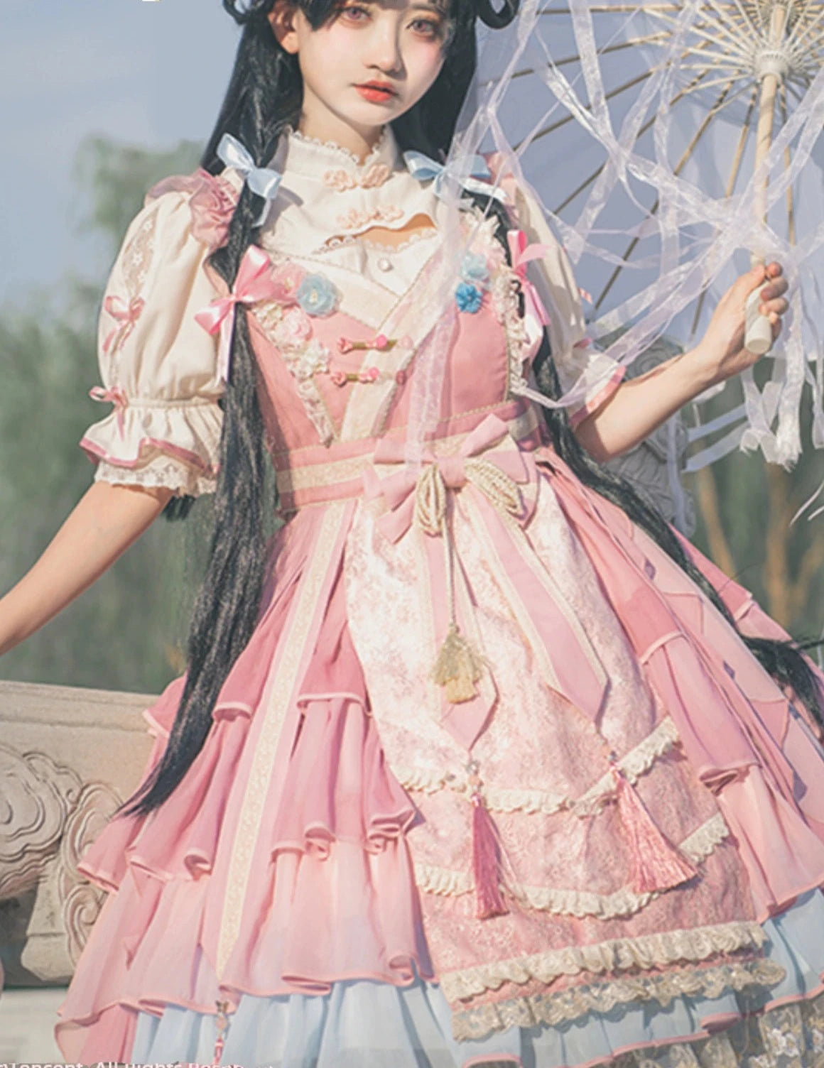 Rosy Enchantment Princess Dress