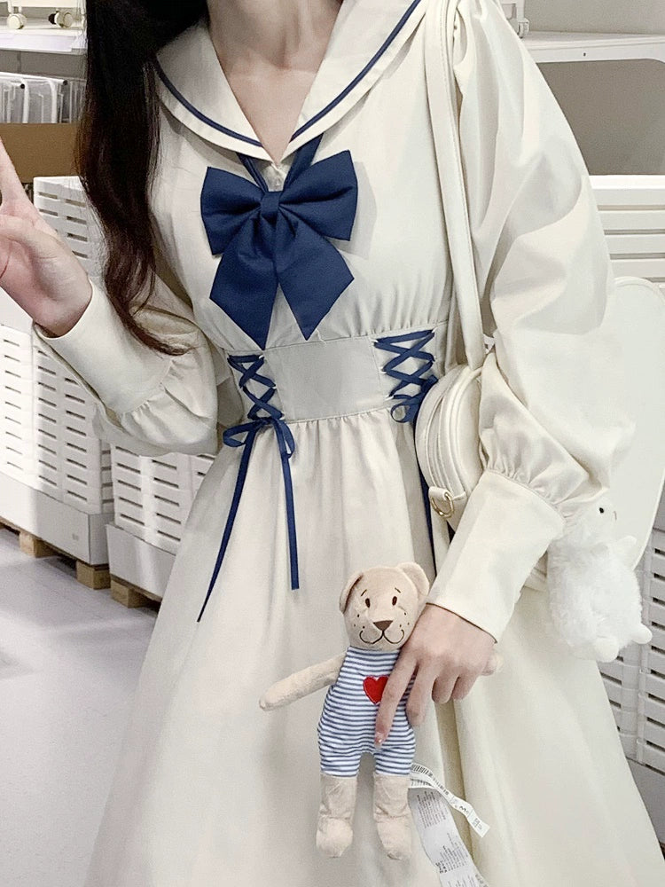 Maritime Blue Charm Sailor Dress