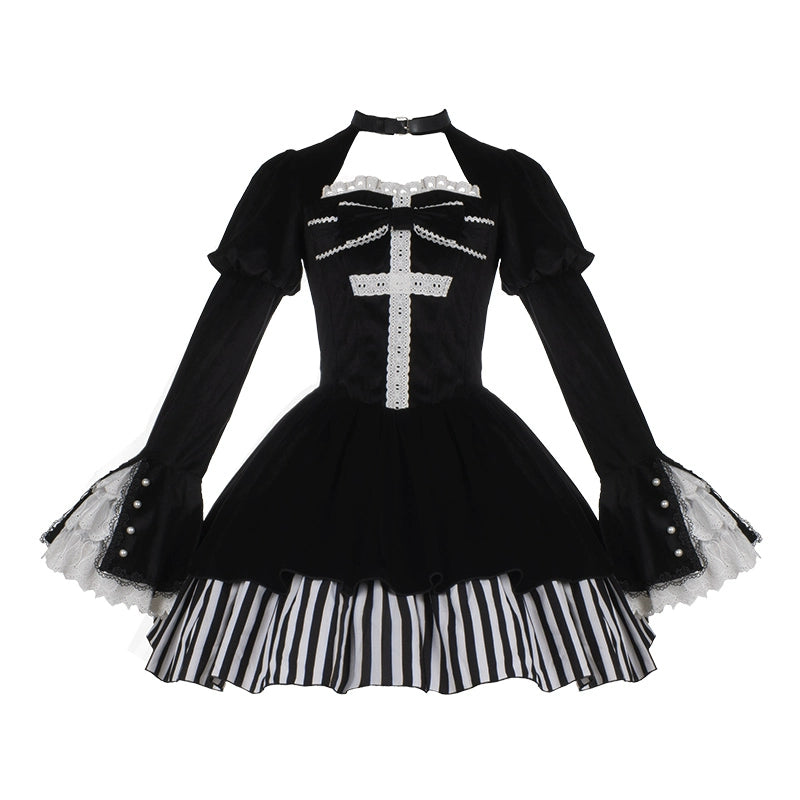 Gothic Cross Dark Reverence Dress