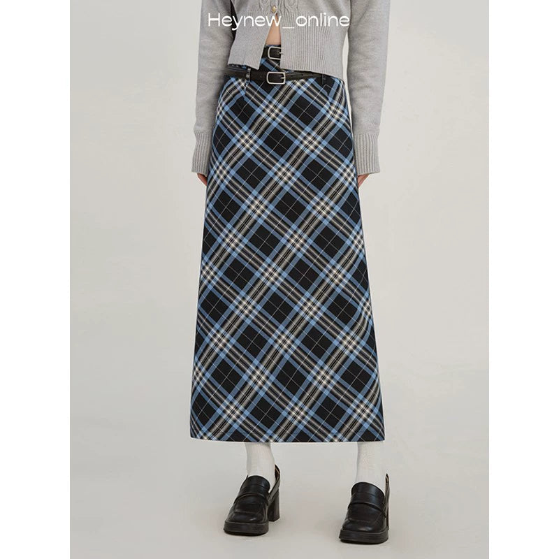 Gray College Knitwear , Skirt