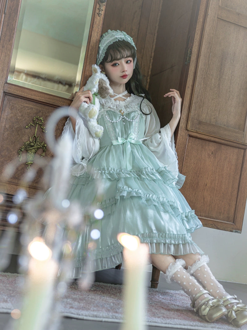 Pastel Mint Princess Dress