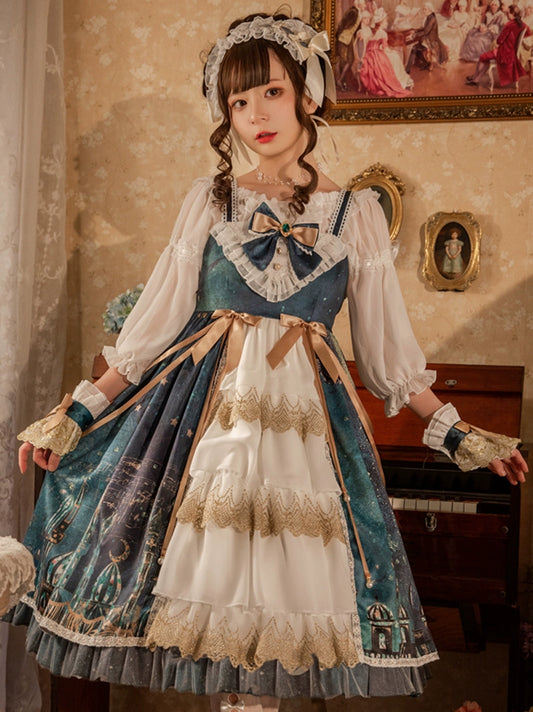 Starlit Midnight Magic Lolita Dress