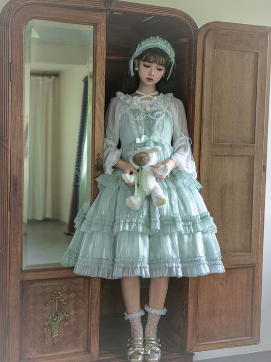 Pastel Mint Princess Dress