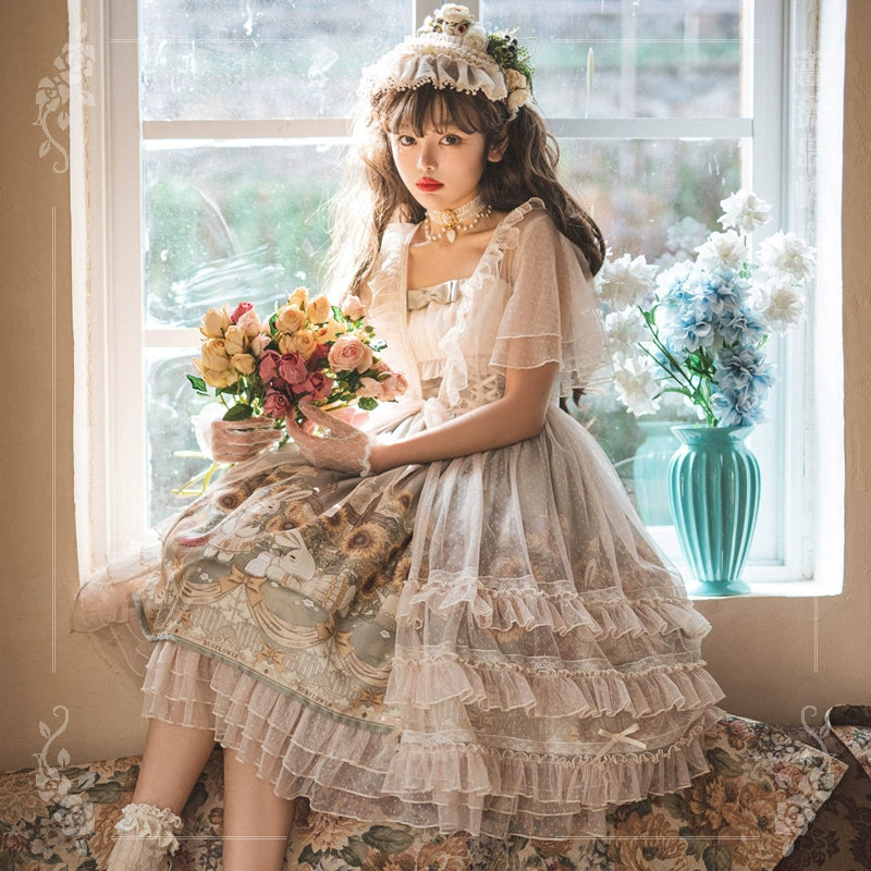 Sunflower Fairytale Bloom Lolita Dress