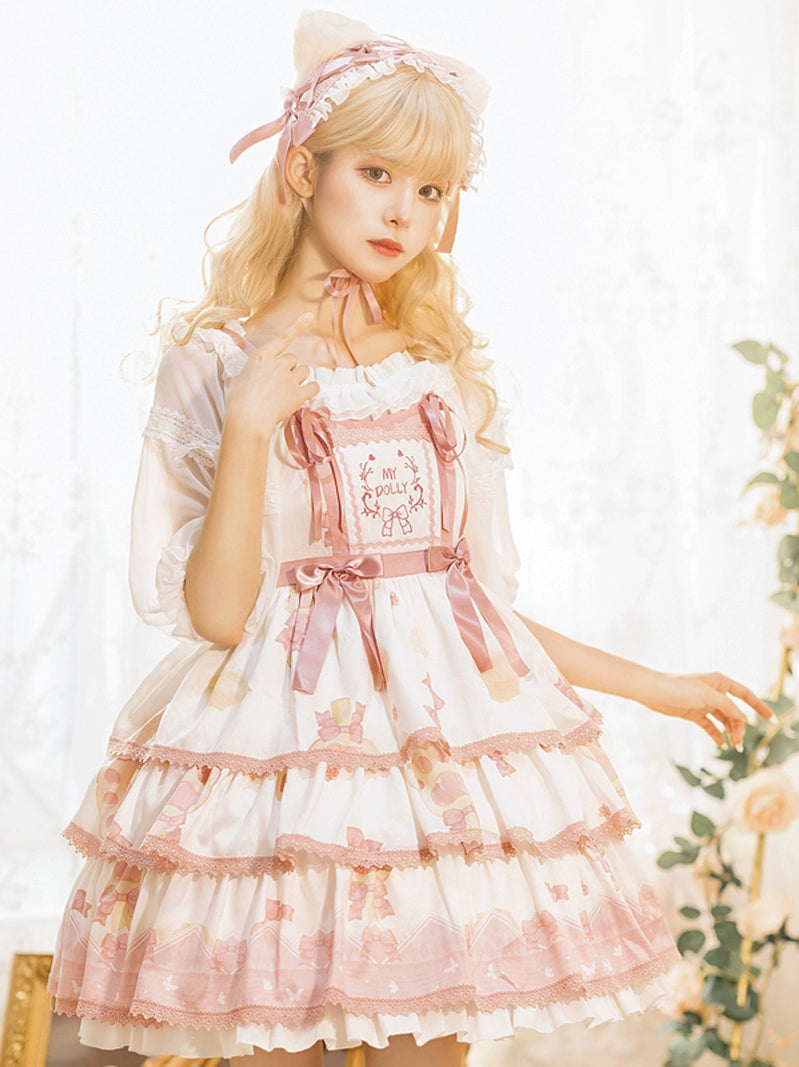 Sugar Pink Ribbon Princess Dress