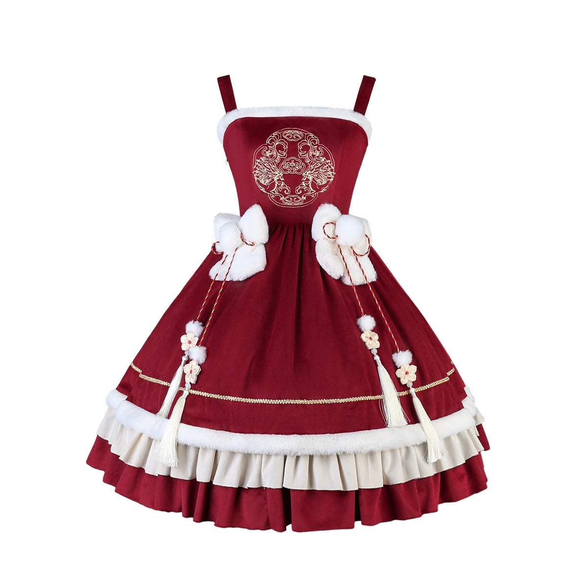 Crimson Chinese Lolita Dress