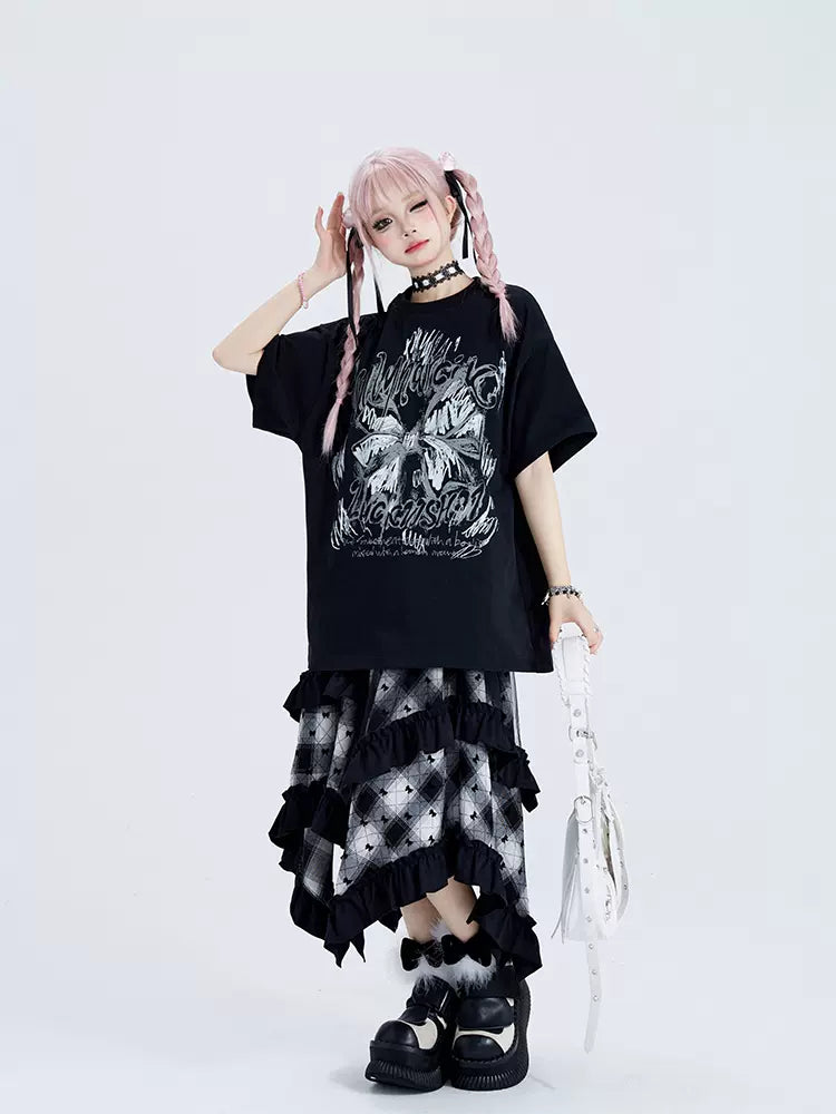 Dark Butterfly Oversized T-shirt