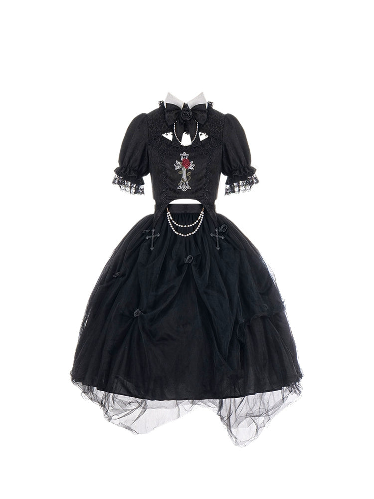 Sweet Cool Black Gothic Lolita Dress