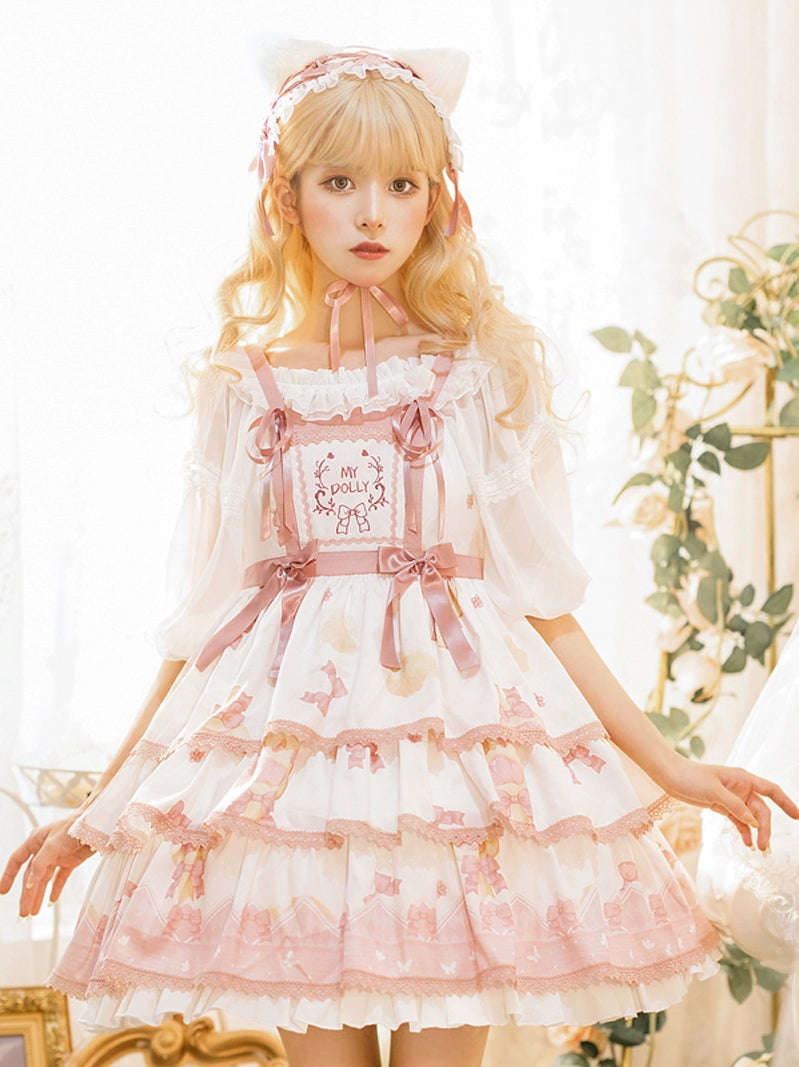 Sugar Pink Ribbon Princess Dress