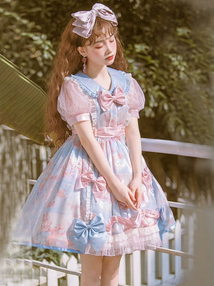 Cotton Candy Pastel Lolita Dress