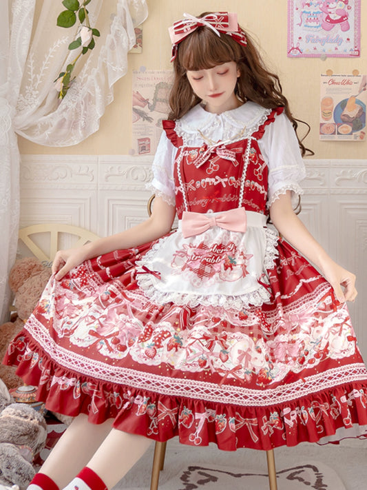 Sugar Berry Picnic Sweet Lolita Dress