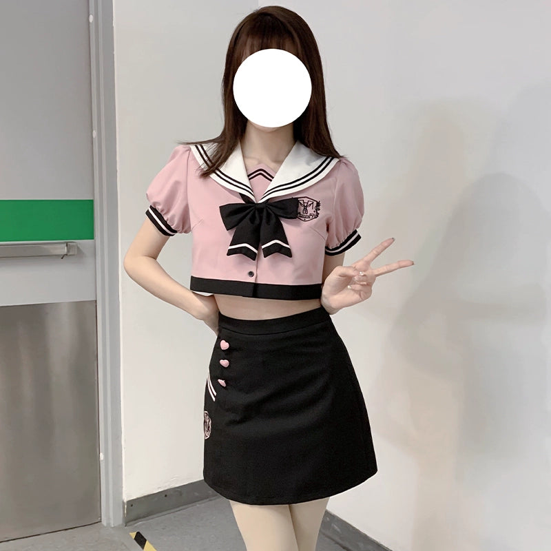 Pink Sailor Schoolgirl Set