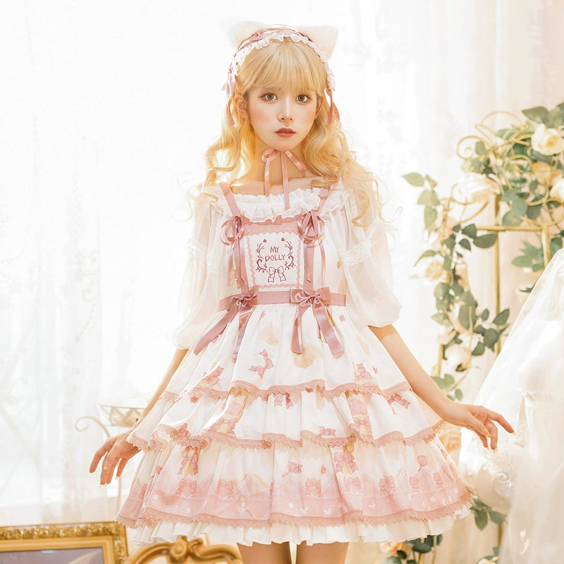 Sugar Pink Ribbon Princess Dress