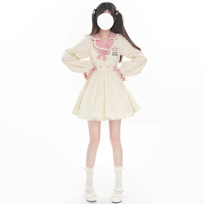 Sweet Cream Pastel Dress