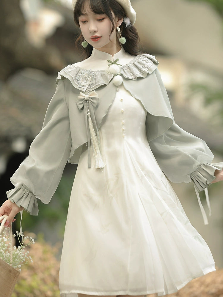 Ethereal Sage Fairy Lolita Dress