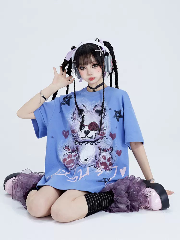 Dark Fantasy Teddy Oversized T-shirt